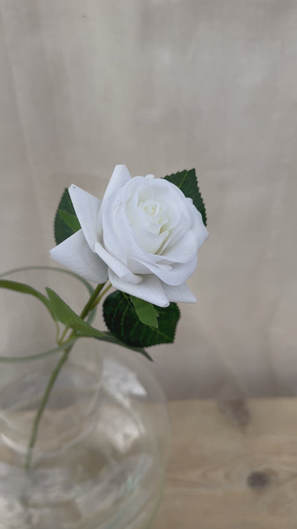 Artificial Rose White